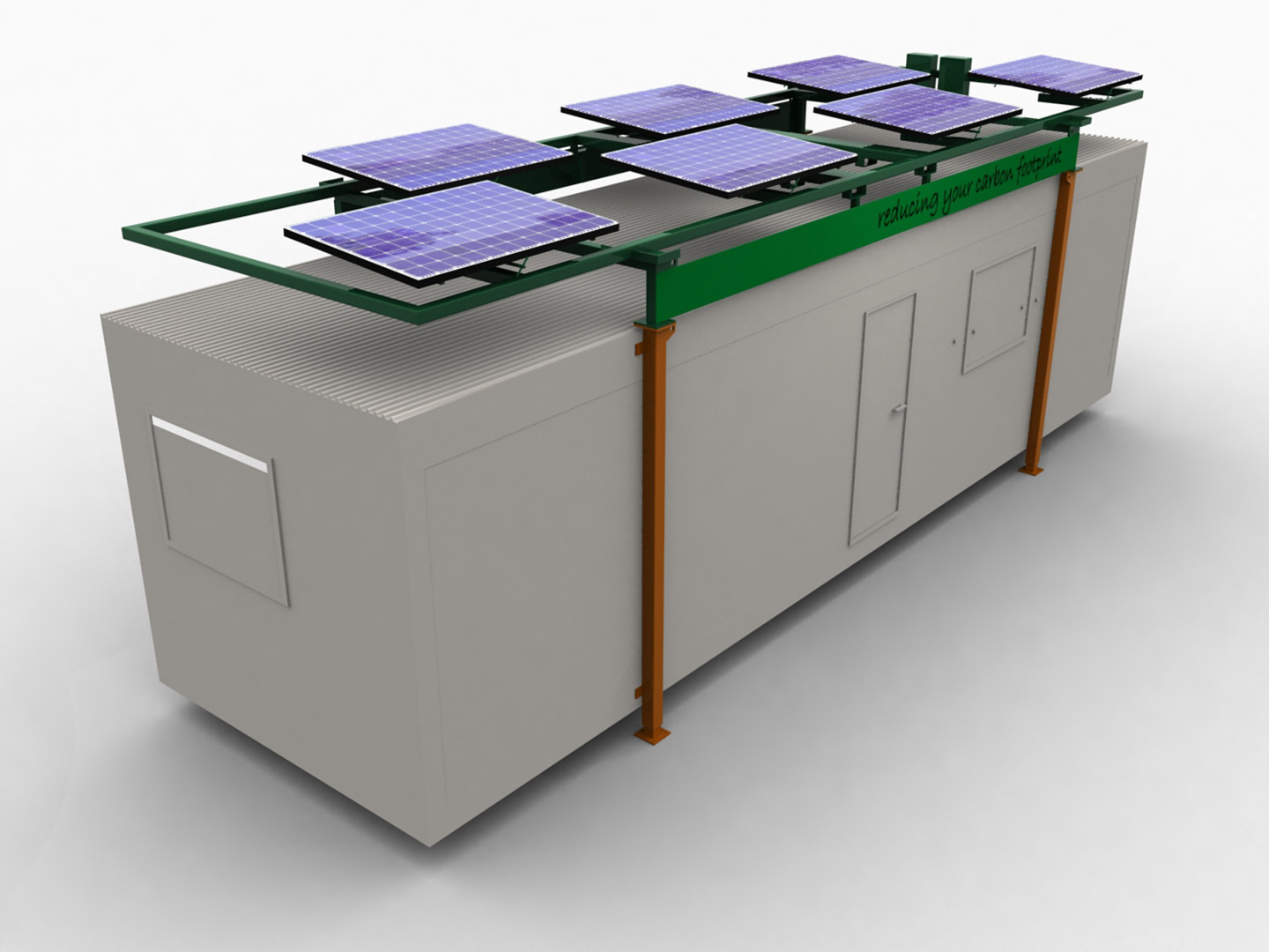 Powaframe. The innovative green energy solution for modular buildings.